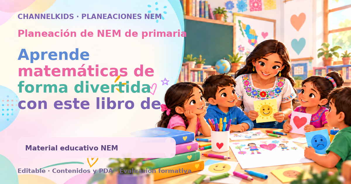 Aprende matemáticas de forma divertida con este libro de actividades numéricas