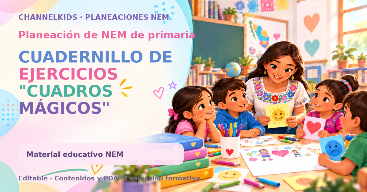 CUADERNILLO DE EJERCICIOS "CUADROS MÁGICOS"