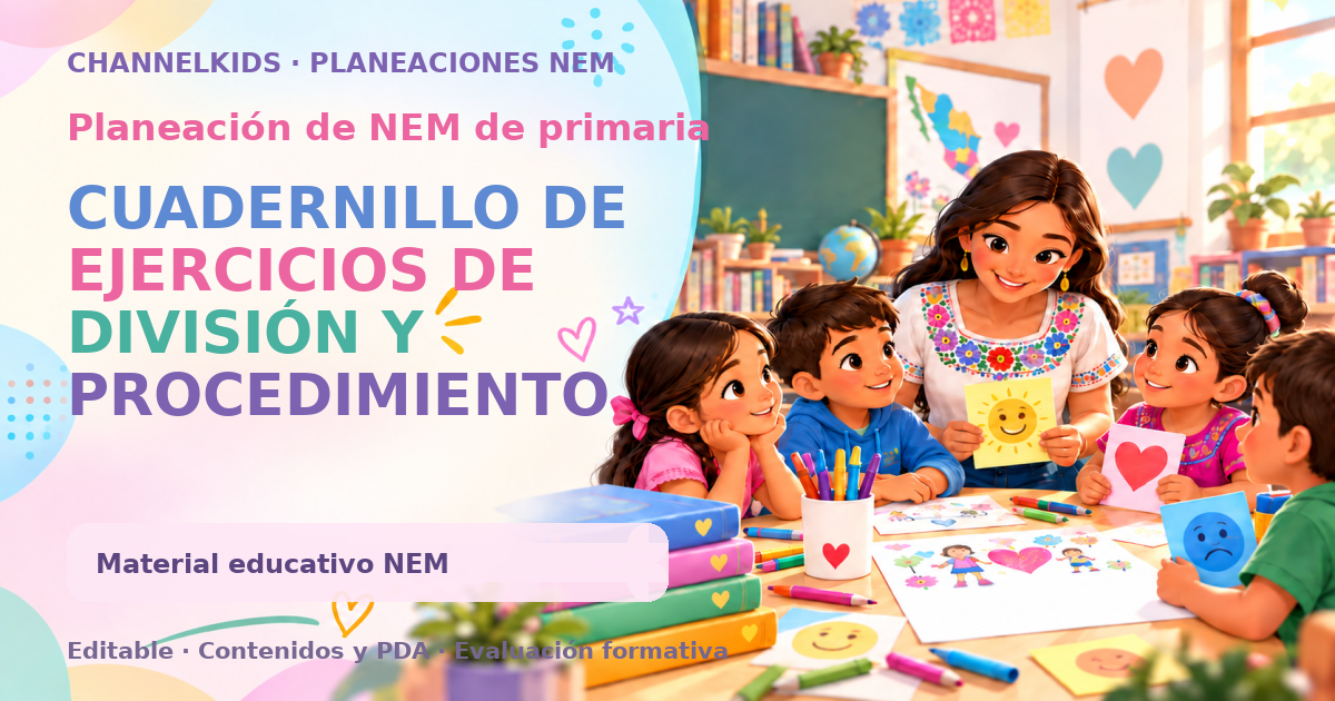 CUADERNILLO DE EJERCICIOS DE DIVISIÓN Y PROCEDIMIENTO