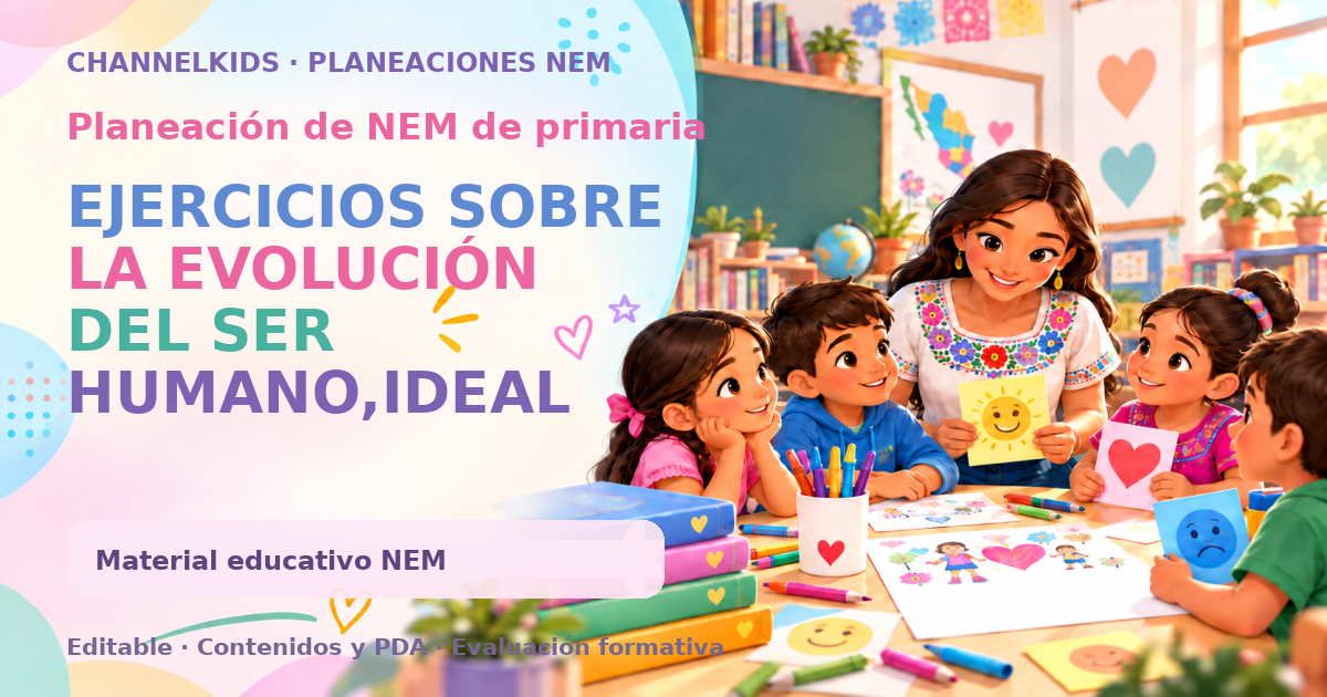 EJERCICIOS SOBRE LA EVOLUCIÓN DEL SER HUMANO,IDEAL PARA NIÑOS