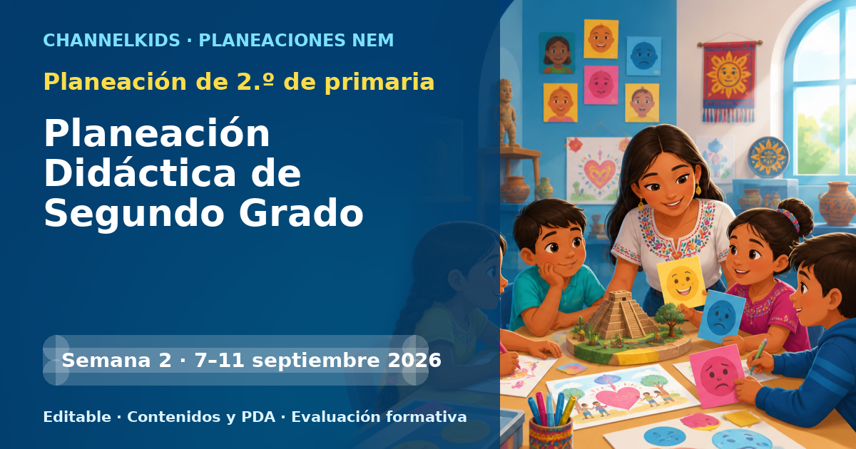 Planeación de segundo grado semana 2: Cómo cuidar el agua