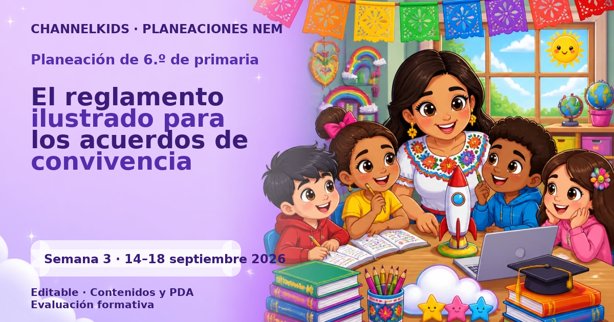 Planeación 6.º primaria semana 3 septiembre 2026 | Relatos que resuelven