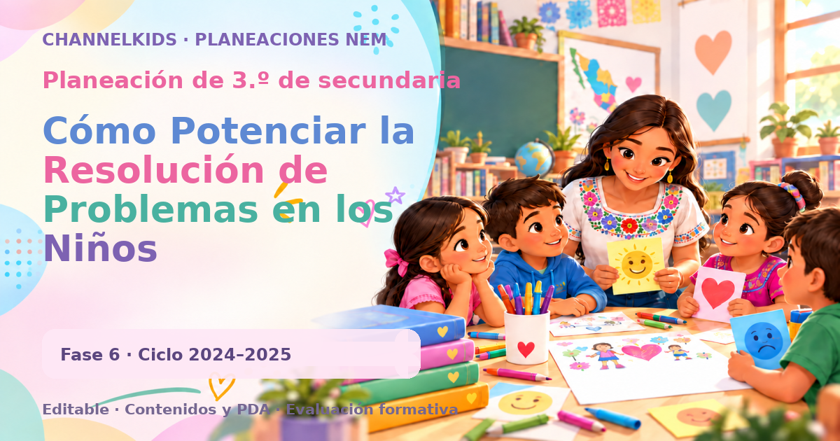Planeación de tercer grado de secundaria: Cómo Potenciar la Resolución de Problemas en los Niños