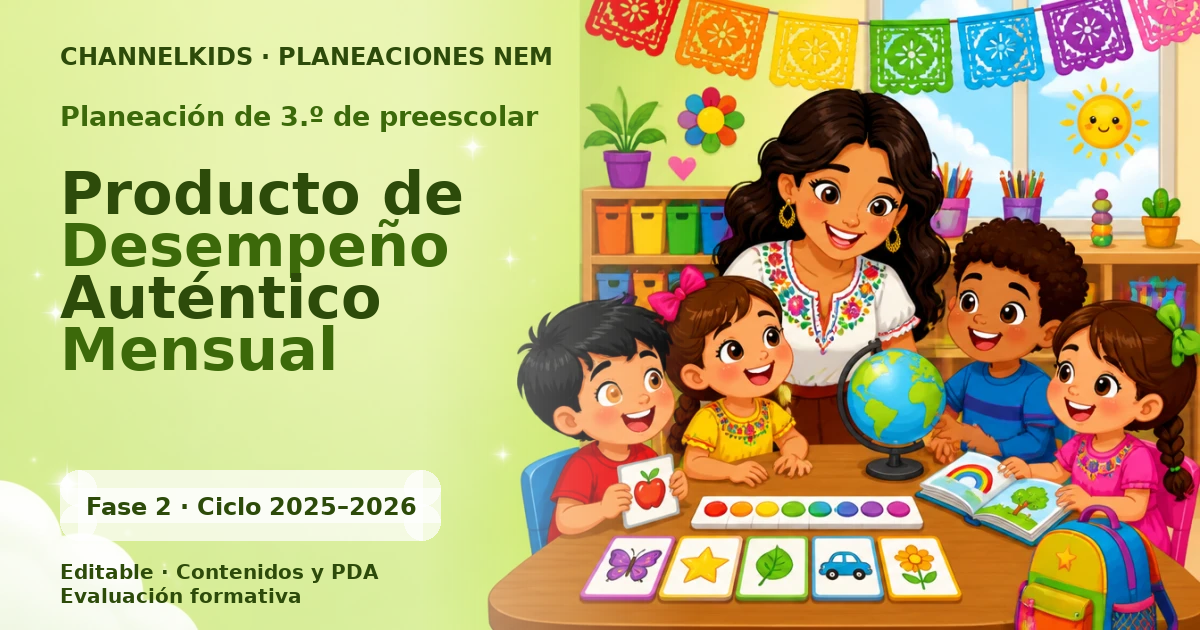 Planeación Didáctica de los Seres Vivos para Tercer Grado de Preescolar | Actividades Mensuales de 20 Días