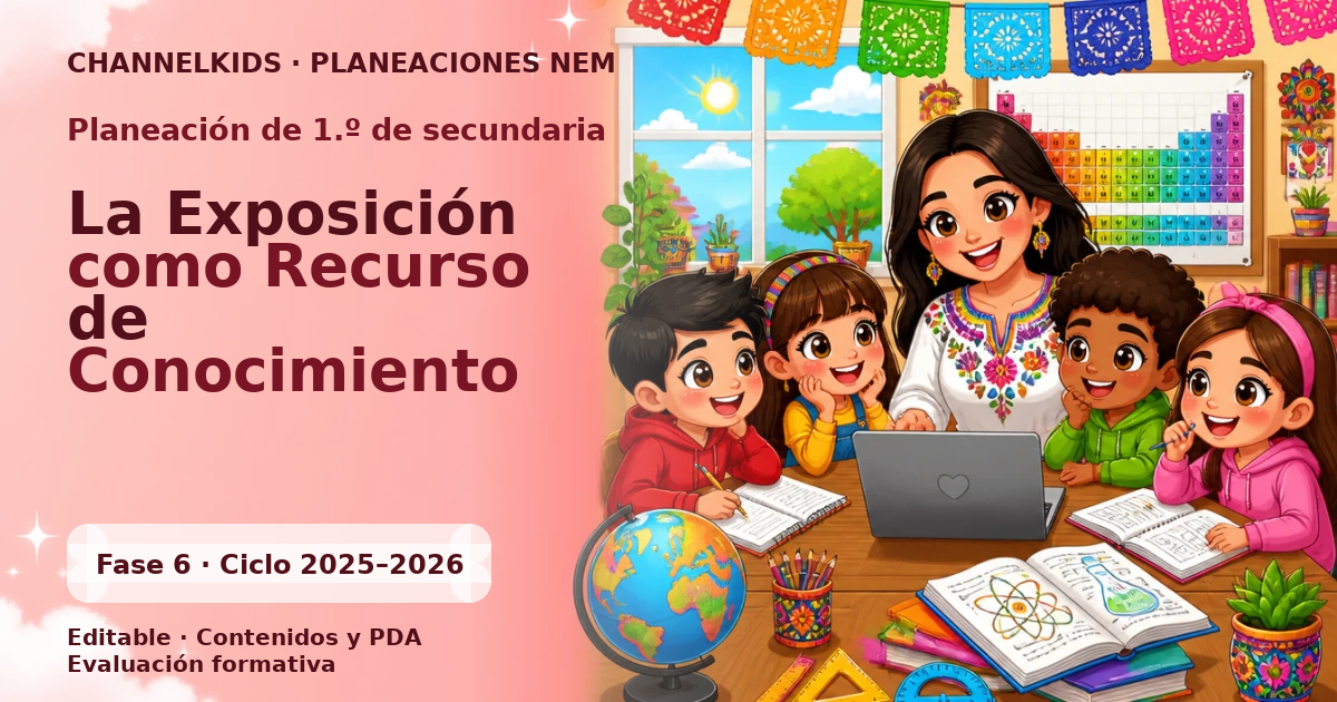 Planeación Didáctica para Primer Grado de Secundaria: La Exposición como Recurso de Conocimiento