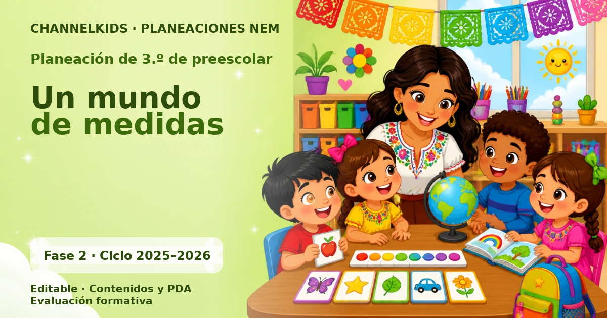 Planeación Didáctica para Tercer Grado de Preescolar: Un Mundo de Medidas