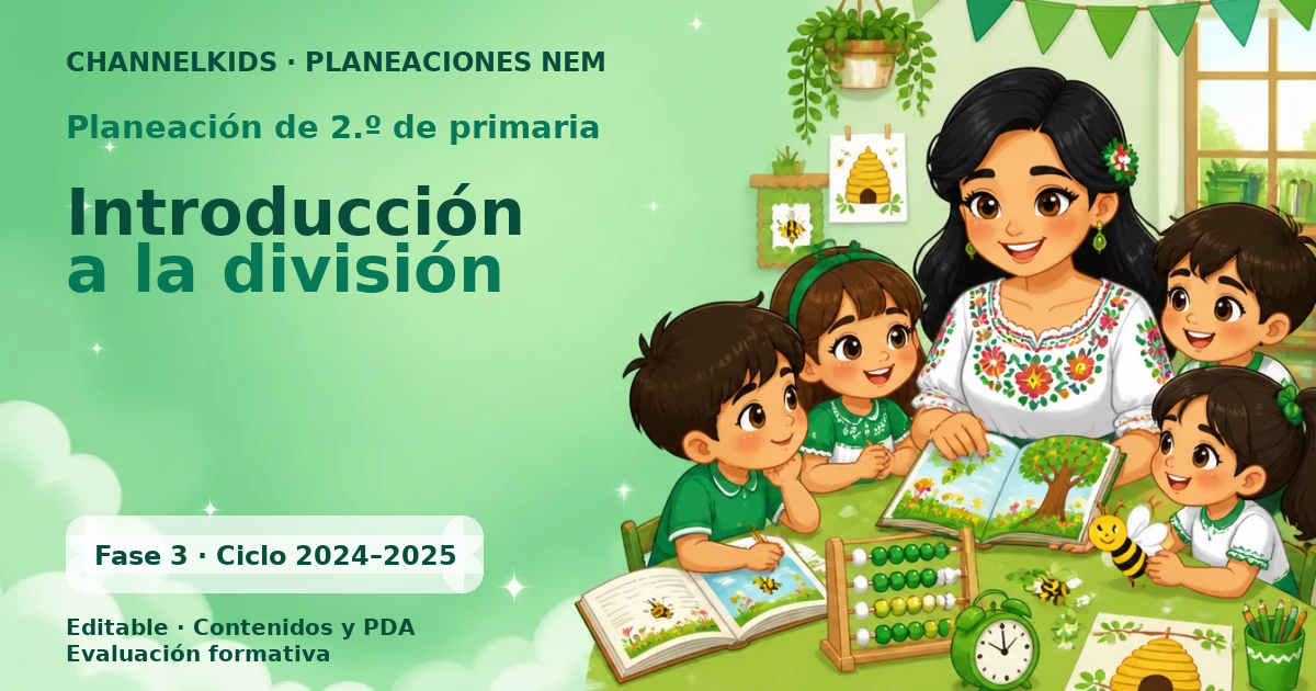 Planeación de segundo grado: Introducción a la división