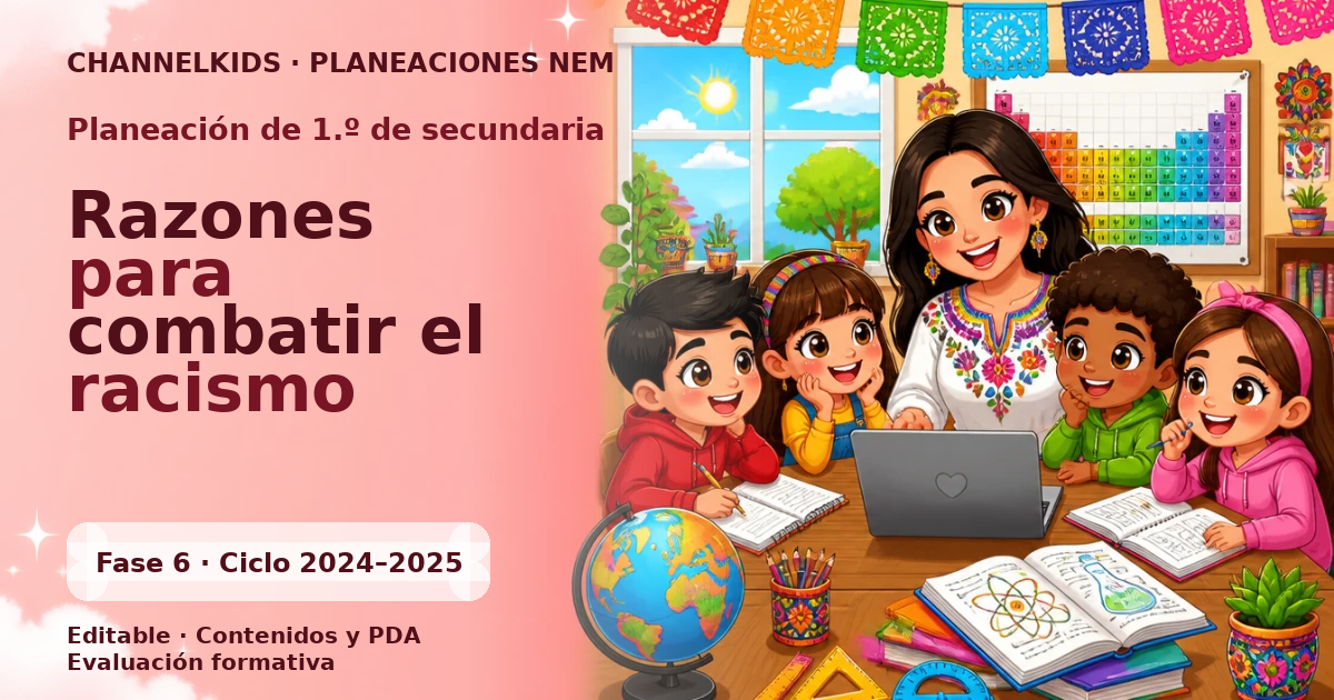 Planeación de primer grado de secundaria: Razones para combatir el racismo