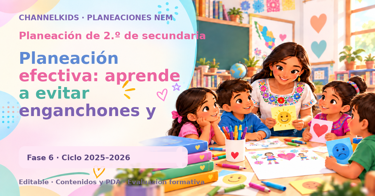 Planeación de segundo grado de secundaria: Planeación efectiva: aprende a evitar enganchones y toma decisiones inteligentes, ¡mantén el control y logra tus metas sin problemas!