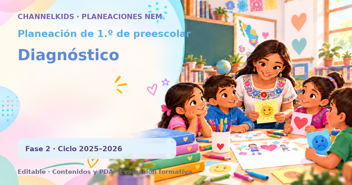 Planeación de primer grado de preescolar: Diagnóstico