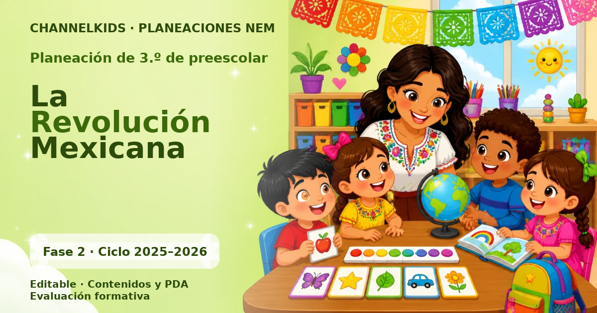 Planeación de tercer grado de preescolar: La Revolución Mexicana