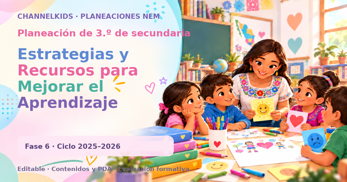 Planeación de tercer grado de secundaria: Estrategias y Recursos para Mejorar el Aprendizaje