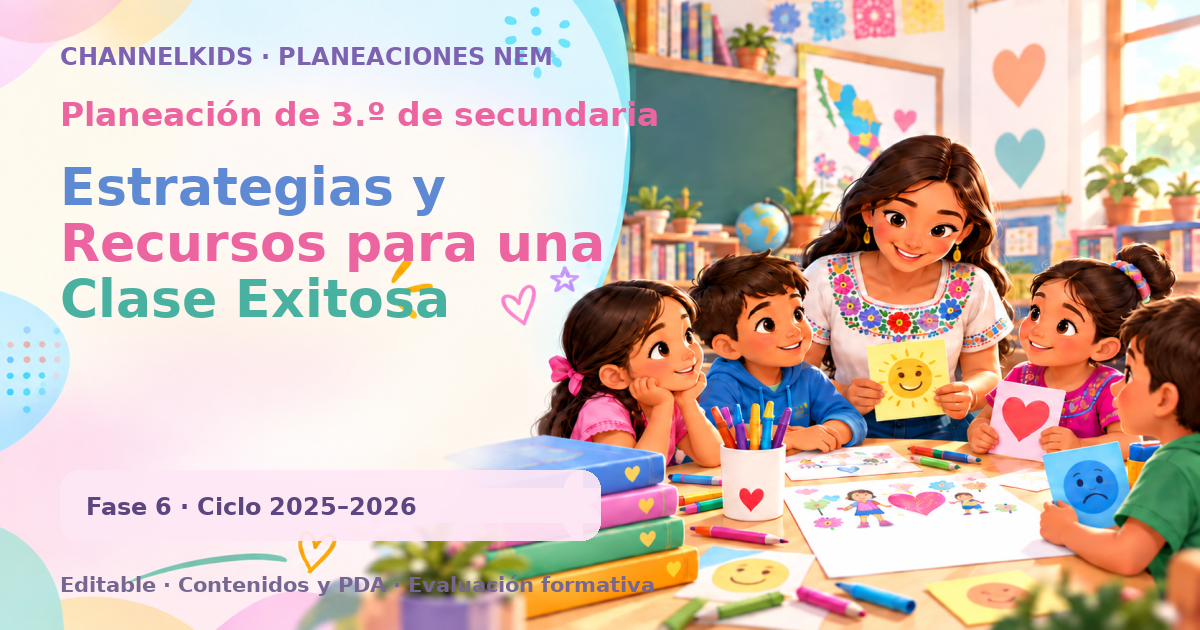 Planeación de tercer grado de secundaria: Estrategias y Recursos para una Clase Exitosa