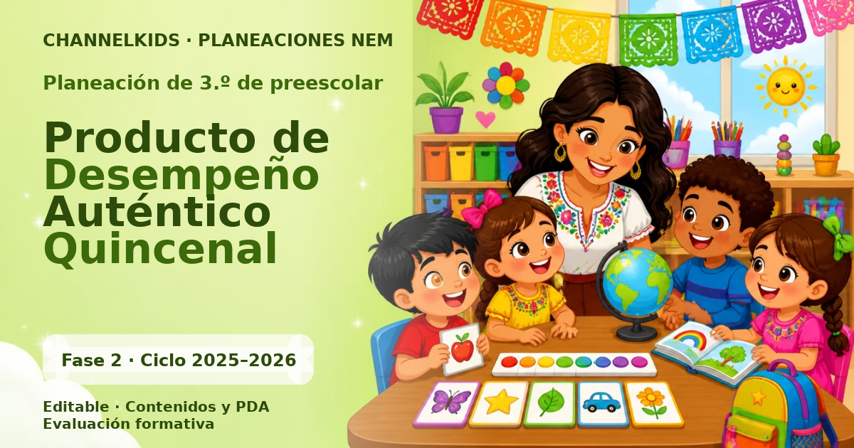Planeación didáctica de alimentación saludable para tercer grado de preescolar