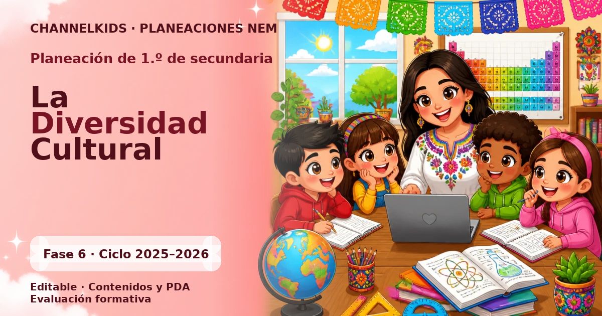 Planeación Didáctica de Primer Grado de Secundaria: La Diversidad Cultural