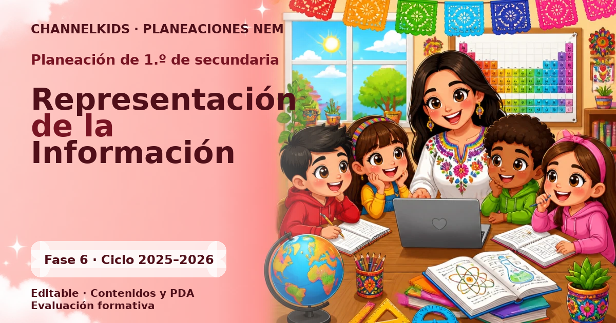 Planeación de primer grado de secundaria: Representación de la Información
