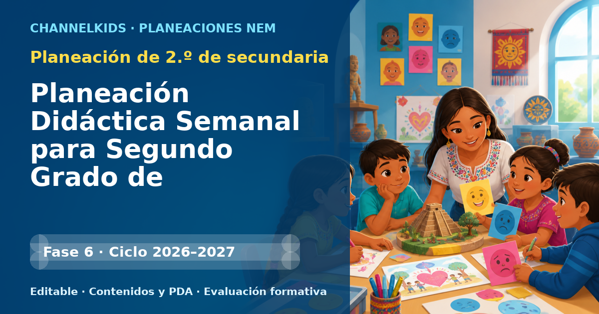 Planeación de segundo grado de secundaria: Planeación Didáctica Semanal para Segundo Grado de Secundaria