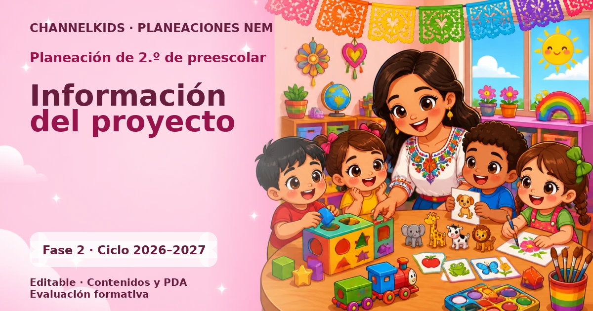 Planeación Preescolar 2.º grado: Taller de psicomotricidad