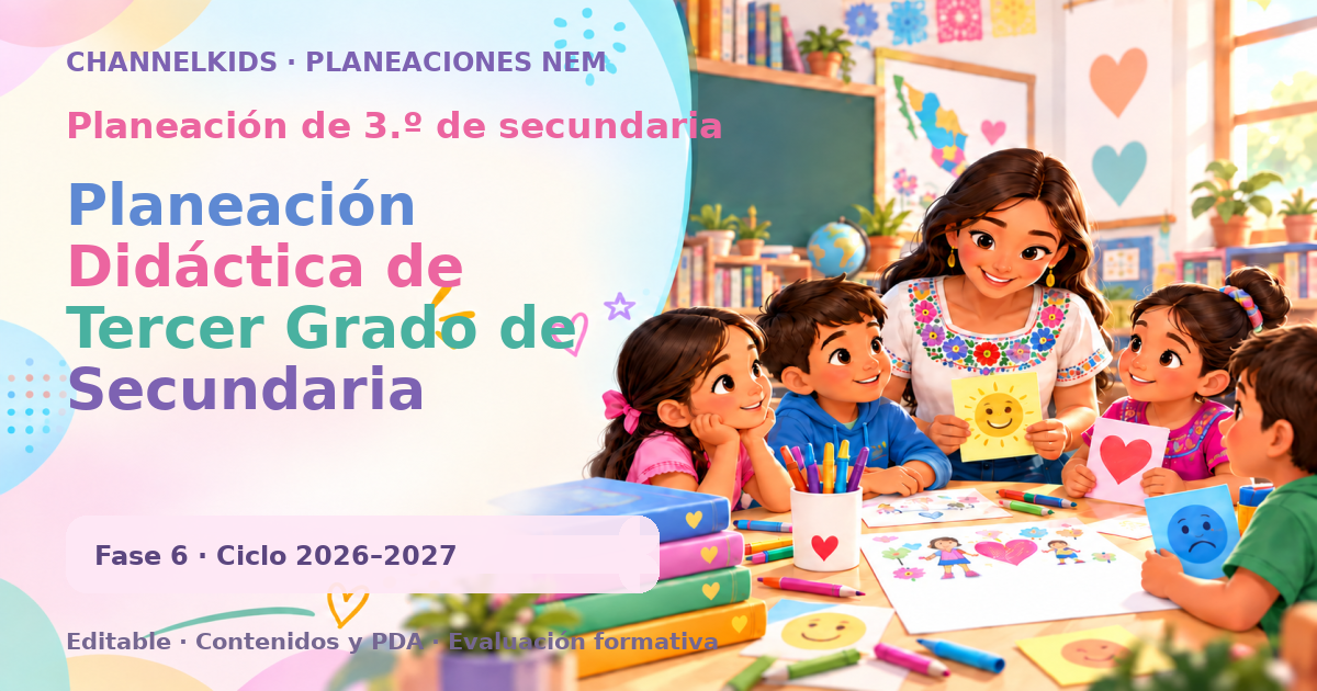 Planeación de tercer grado de secundaria: Planeación Didáctica de Tercer Grado de Secundaria