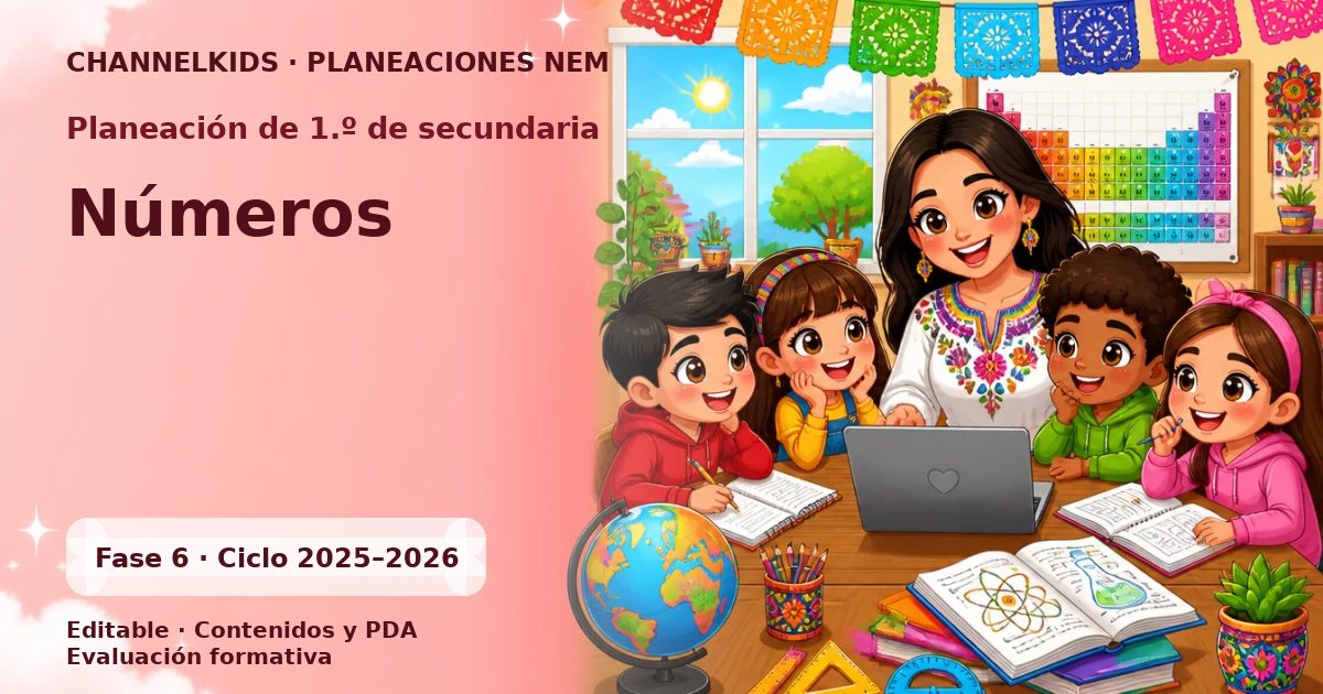 Planeación de primer grado de secundaria: Números