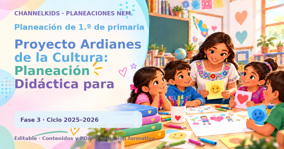Planeación de primer grado: Proyecto Ardianes de la Cultura: Planeación Didáctica para Primer Grado en Abril - Descubre Nuestras Raíces