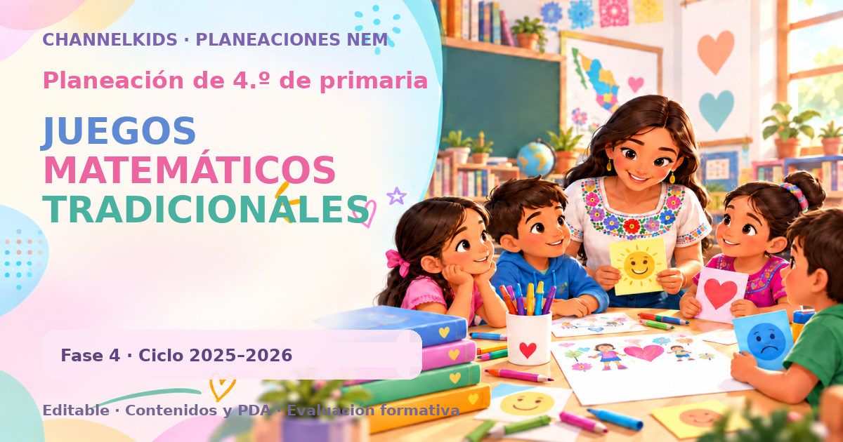 Planeación de cuarto grado: JUEGOS MATEMÁTICOS TRADICIONALES