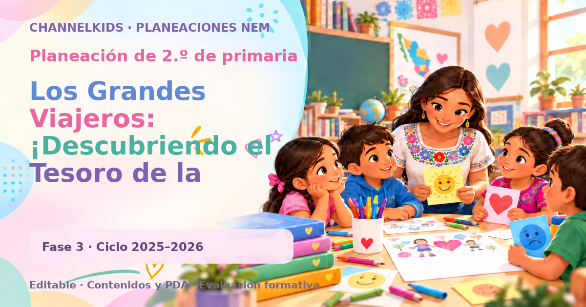 Planeación de segundo grado: Los Grandes Viajeros: ¡Descubriendo el Tesoro de la Megadiversidad!