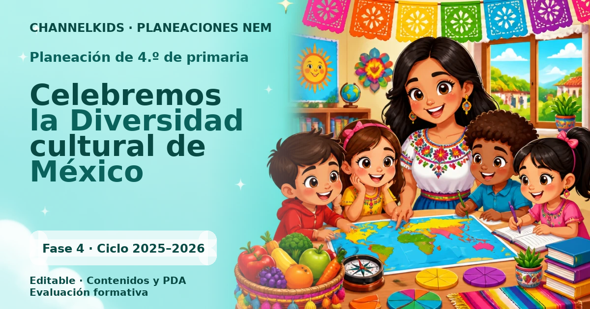 Proyecto Planeación Didáctica para Cuarto Grado: Celebrando la Diversidad Cultural de México en Marzo