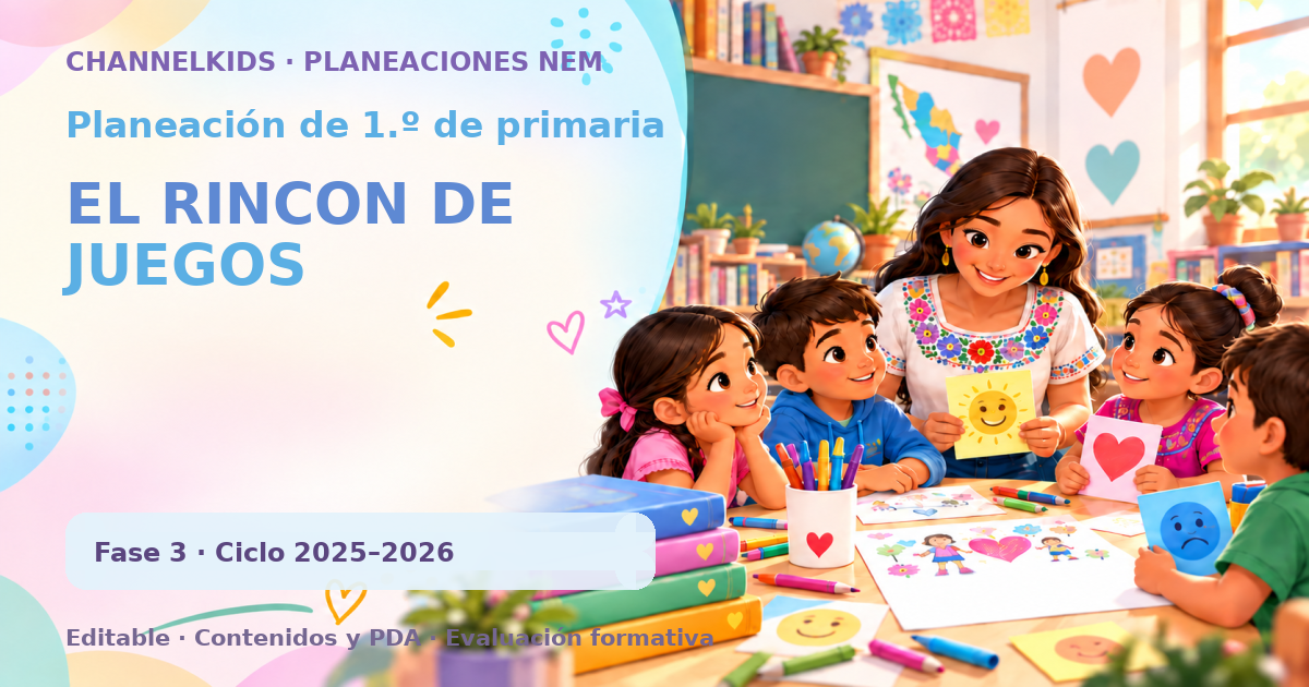 Planeación de primer grado: EL RINCON DE JUEGOS