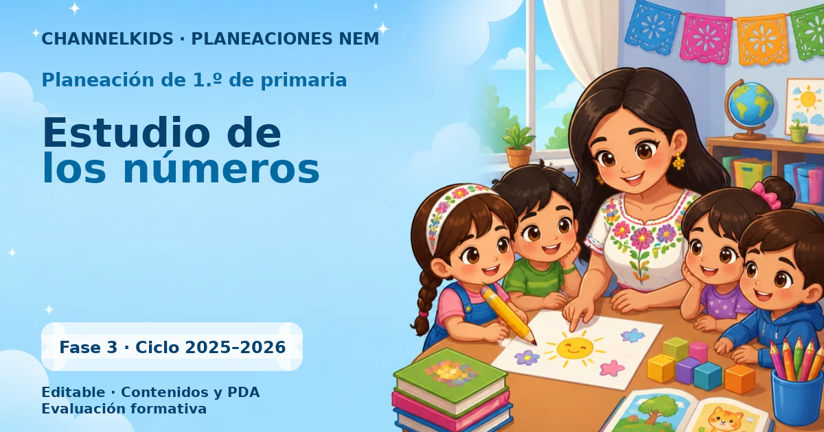 Proyecto Planeación Didáctica para Primer Grado: Estudio de los Números en Marzo (5 Días)