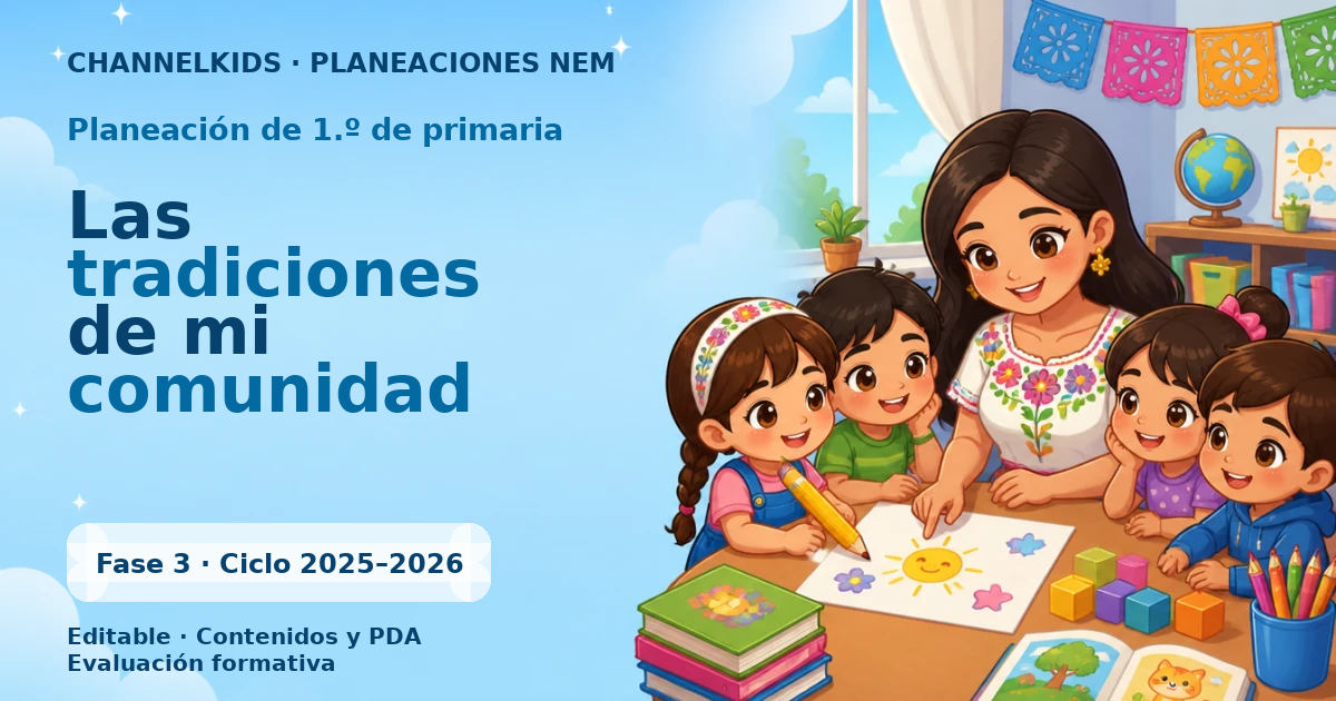 Proyecto Planeación Didáctica para Primer Grado: Tradiciones de Mi Comunidad en Marzo (5 Días)