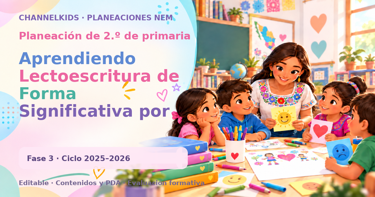 Proyecto Planeación Didáctica para Segundo Grado en Mayo: Aprendiendo Lectoescritura de Forma Significativa por Fases Metodológicas