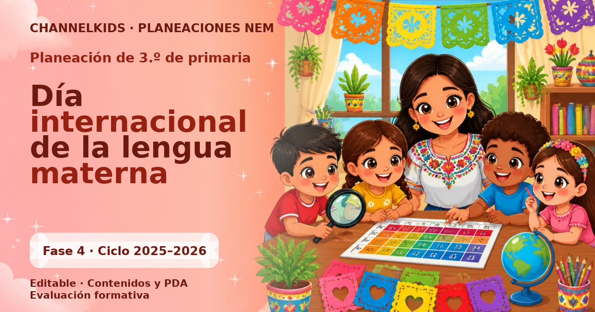 Planeación de tercer grado: Día internacional de la lengua materna