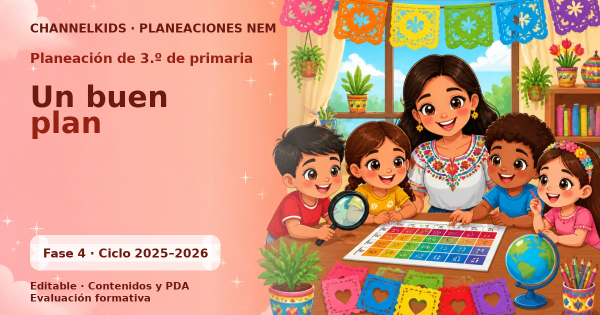 Proyecto Planeación Didáctica para Tercer Grado en Enero: Plan Semanal de 5 Días para un Aprendizaje Efectivo