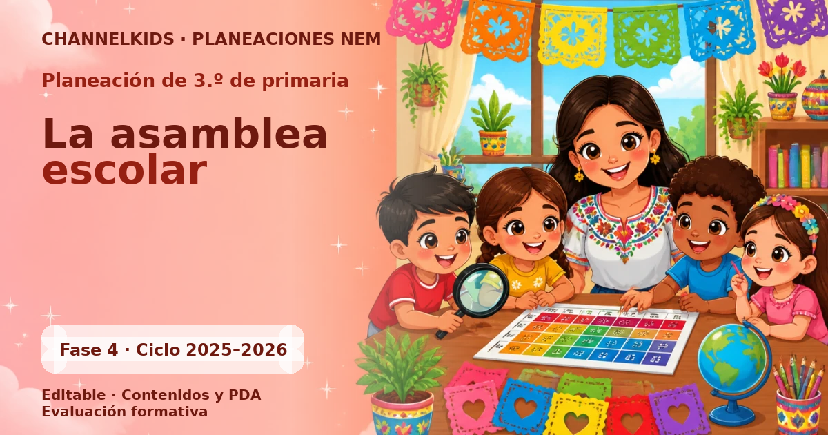 Proyecto Planeación Didáctica para Tercer Grado en Marzo: La Asamblea Escolar Quincenal (10 Días)