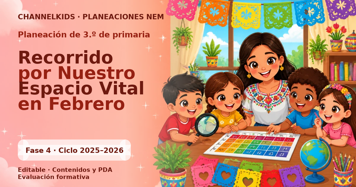 Proyecto Planeación Didáctica para Tercer Grado: Recorrido por Nuestro Espacio Vital en Febrero