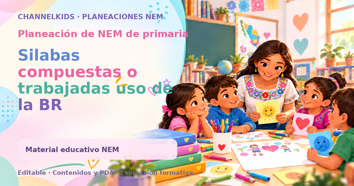 Silabas compuestas o trabajadas uso de la BR