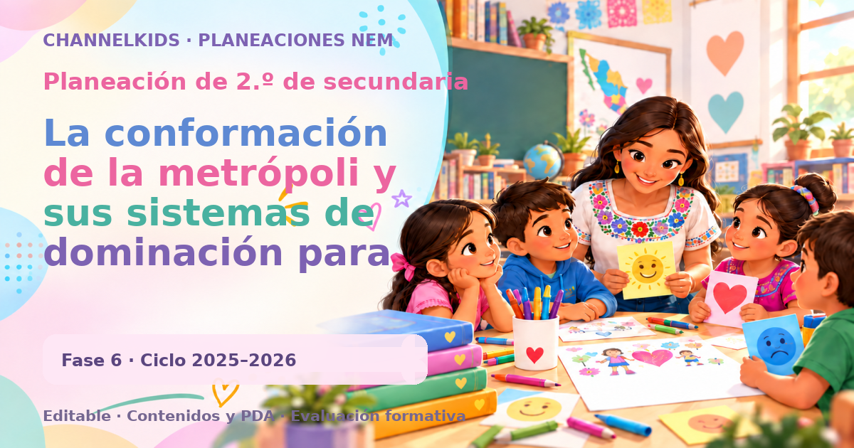 Planeación de segundo grado de secundaria: La conformación de la metrópoli y sus sistemas de dominación para mejorar la ordenación urbana y el control social