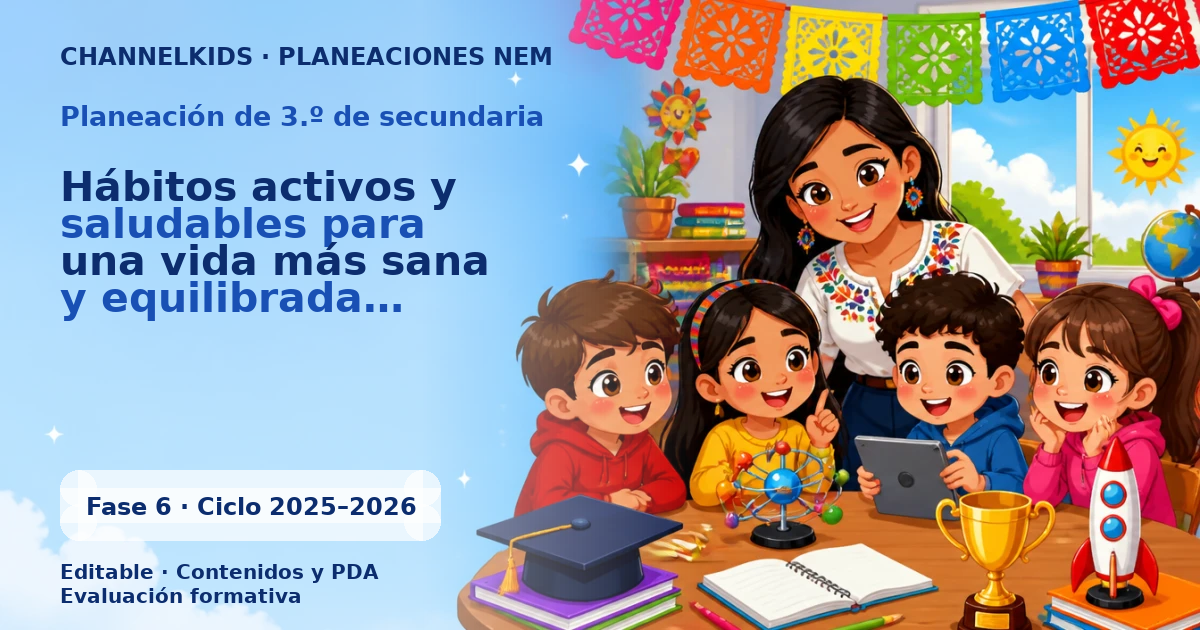 Planeación de hábitos activos y saludables para una vida más sana y equilibrada. ¡Empieza hoy y transforma tu bienestar!