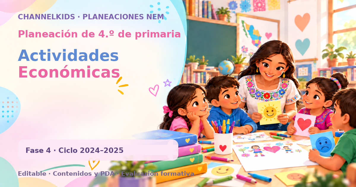 Planeación de cuarto grado: Actividades Económicas