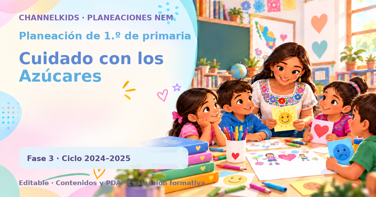 Planeación de primer grado: Cuidado con los Azúcares