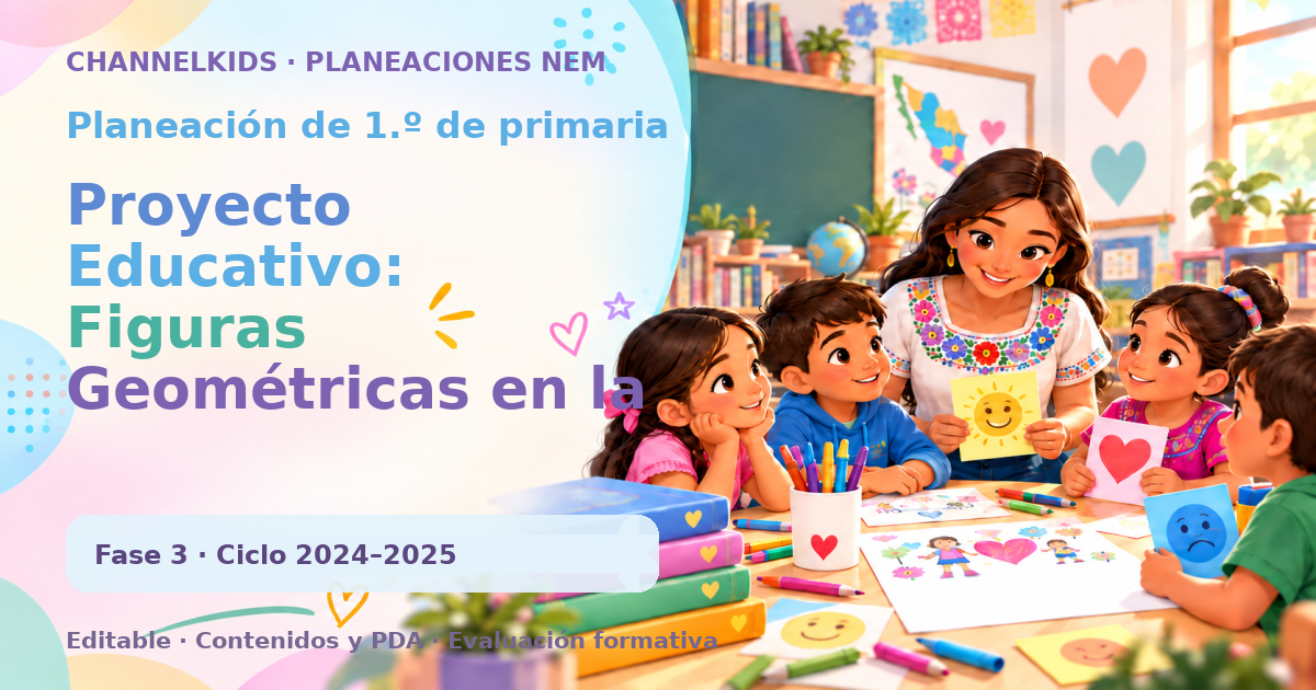Planeación de primer grado: Proyecto Educativo: Figuras Geométricas en la Naturaleza