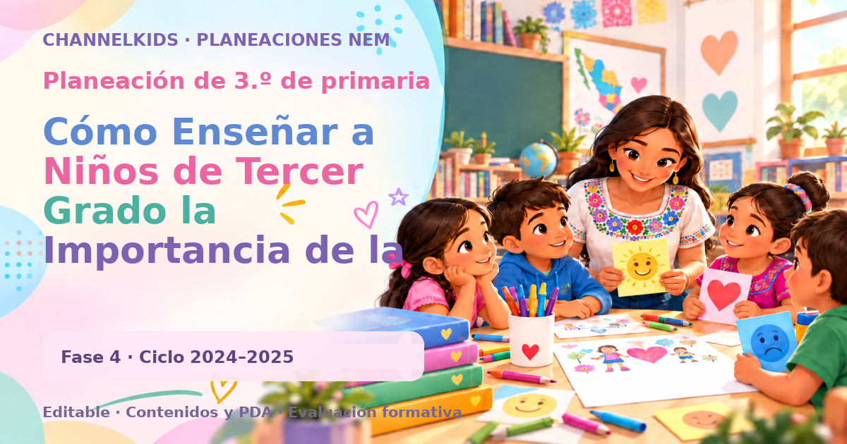 Planeación de tercer grado: Cómo Enseñar a Niños de Tercer Grado la Importancia de la Higiene para un Ambiente Escolar Saludable