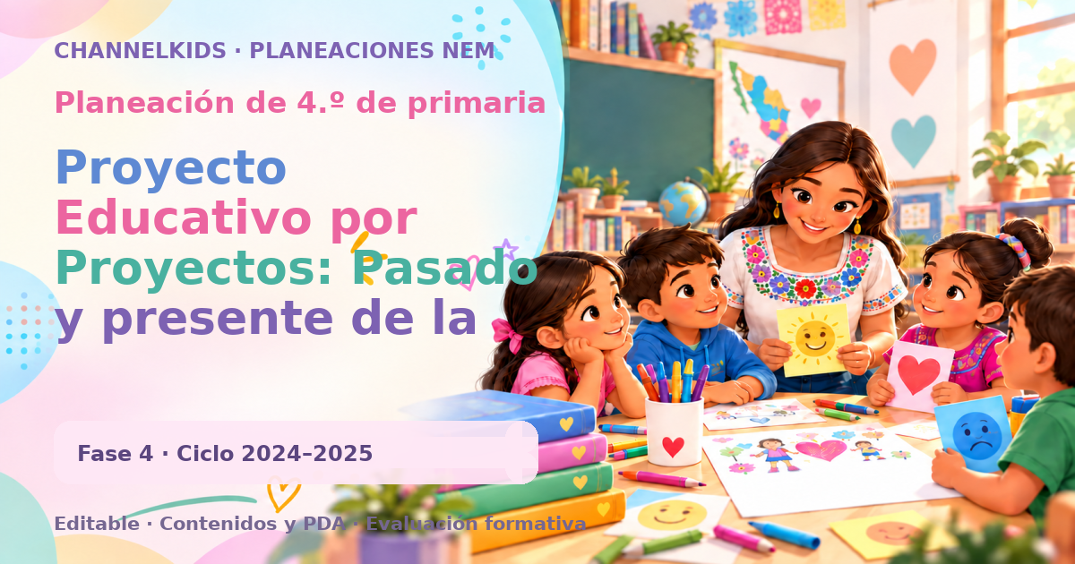 Planeación de cuarto grado: Proyecto Educativo por Proyectos: Pasado y presente de la igualdad entre personas