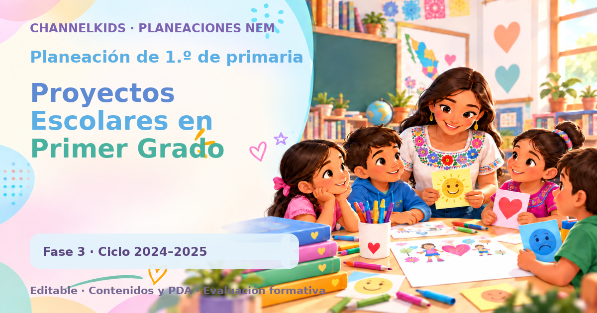 Planeación de primer grado: Proyectos Escolares en Primer Grado