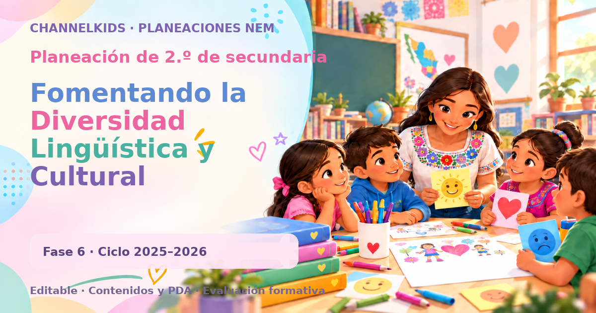 Planeación de segundo grado de secundaria: Fomentando la Diversidad Lingüística y Cultural