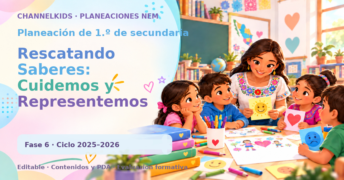Planeación de primer grado de secundaria: Rescatando Saberes: Cuidemos y Representemos Nuestro Espacio Escolar