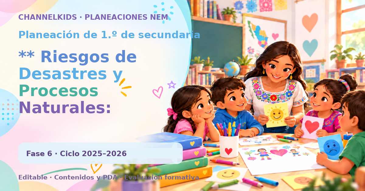 Planeación de primer grado de secundaria: ** Riesgos de Desastres y Procesos Naturales: Análisis y Prevención