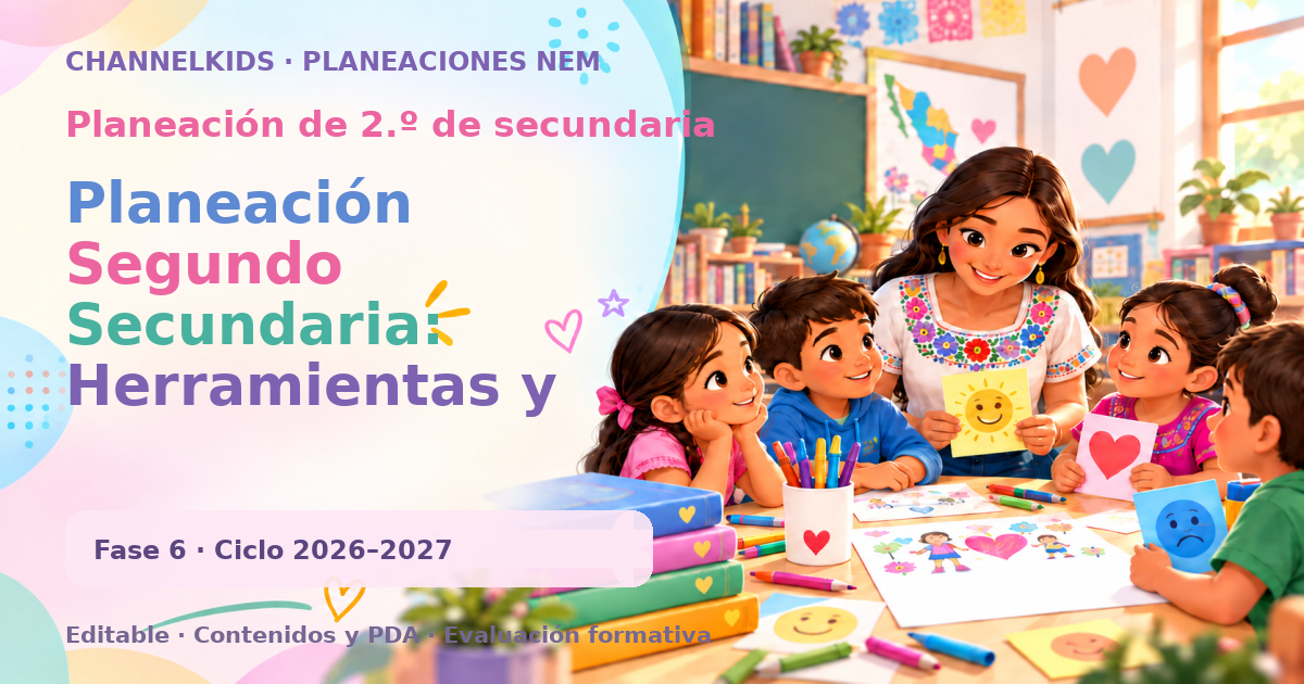 Planeación de segundo grado de secundaria: Planeación Segundo Secundaria: Herramientas y Maquinas como Extensión Corporal - Fases Metodológicas y Satisfacción de Necesidades