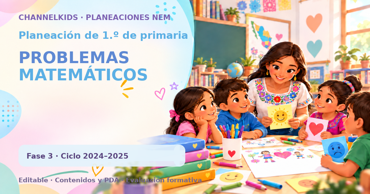 Planeación de primer grado: PROBLEMAS MATEMÁTICOS
